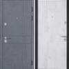 Вхідні двері Булат В-606 модель 250 у квартиру колір бетон антрацит/оксид білий