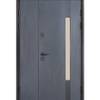 Вхідні двері Булат Термо Хаус модель 705/431 вуличні колір темний антрацит/вулична антрацит сірий