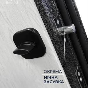 Двері БАКОТА Сірий антік / біле дерево