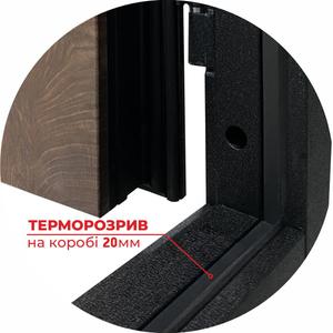 САНЖІЙКА (терморозрив) Чорна текстура / спил коньячний