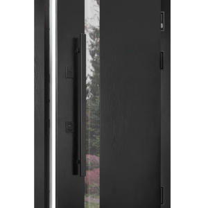 Двері Carat 536 (Black Wood + біла) з терморозривом модель комплектація Termix