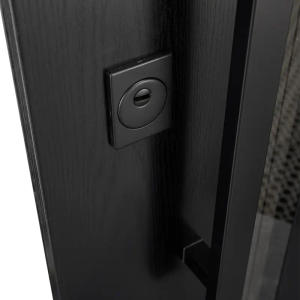 Двері Carat 536 (Black Wood + біла) з терморозривом модель комплектація Termix