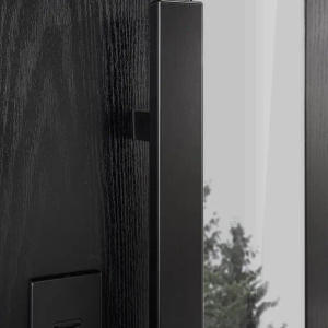 Двері Carat 536 (Black Wood + біла) з терморозривом модель комплектація Termix