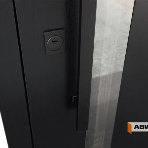 Двері Carat 536 (Black Wood + біла) з терморозривом модель комплектація Termix