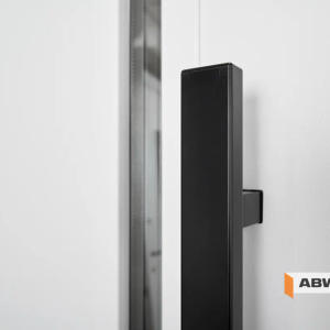 Двері Carat 536 (Black Wood + біла) з терморозривом модель комплектація Termix
